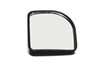 convex stick-on wheel masters blind spot mirror - stick on 3-1/4 inch square black qty 1