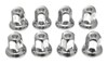 wheel masters accessories lug nut cover covers - stainless steel ford 7/8 inch qty 8