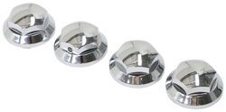 Lug Nut Covers for Wheel Masters and Namsco Wheel Covers - Chromed ABS Plastic - Snap In - Qty 4 - WM9003-4