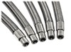 tire inflator hoses replacement for wheel masters inflation kits - stainless straight 13 inch qty 5