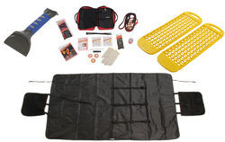 Winter Road Safety Kit with Emergency Flares, Jumper Cables, and First Aid Supplies - WNTR1-EH