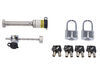 weigh safe accessories and parts drop hitch trailer ball mount locking pin lock set - adjustable coupler 2 padlocks