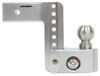 weigh safe trailer hitch ball mount adjustable class v 14500 lbs gtw 2-ball w/ built-in scale - 2-1/2 inch 6 drop 7 rise 14.5k