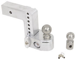 Weigh Safe 2-Ball Mount w/ Built-In Scale - 2-1/2" Hitch - 6" Drop, 7" Rise - 14.5K