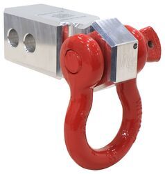 Weigh Safe Hard Shackle - Aluminum - Hard Steel Shackle w/ Red Cerakote Finish - 2" Shank - WS66VR