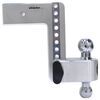 weigh safe trailer hitch ball mount two balls drop - 8 inch rise 9 ws82rr