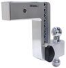 weigh safe trailer hitch ball mount two balls drop - 8 inch rise 9