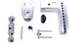 weigh safe trailer hitch ball mount adjustable 21000 lbs gtw 180 2-ball for 3 inch - 8 drop/9 rise 21k aluminum