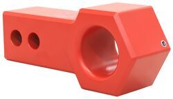 Weigh Safe Soft Shackle Hitch Ring for 2" Hitches - Aluminum w/ Red Cerakote Finish - 40K - WS89VR