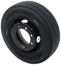Westlake 235/75R17.5 Radial Tire w/ 17-1/2" Black Dual Wheel - Offset - 8 on 275 mm - LR J - WST27FR
