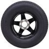 tire with wheel 5 on 4-1/2 inch westlake st205/75r14 radial w 14 liger aluminum - lr d black