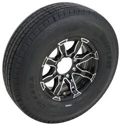 Westlake ST235/85R16 Trailer Tire with Glossy Black Liger Aluminum Wheel - 8 on 6-1/2 - WST68FR