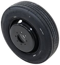 Westlake 215/75R17.5 Radial Tire w/ 17-1/2" Black Dual Wheel - Offset - 8 on 6-1/2" - LR J - WST87FR