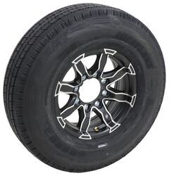 Westlake ST235/85R16 Trailer Tire with Mattle Black Liger Aluminum Wheel - 8 on 6-1/2 - WST78FR