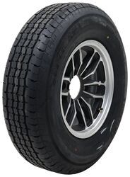 Westlake ST225/75R15 Radial Tire w/ 15" Osprey Aluminum Wheel - 6 on 5-1/2 - Matte Black - WST97FR