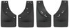 no-drill install custom width weathertech mud flaps - easy-install digital fit front and rear set