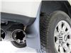 2017 ford f 250 super duty  custom fit width weathertech mud flaps - easy-install no-drill digital rear pair
