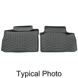 WeatherTech 2nd Row Rear Auto Floor Mats - Black                                                    