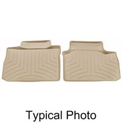 WeatherTech 2nd Row Rear Auto Floor Mats - Tan                                                      