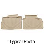 WeatherTech 2nd Row Rear Auto Floor Mats - Tan                                                      