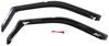 side window 2 piece set weathertech air deflectors with dark tinting - front