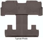 WeatherTech HP 2nd and 3rd Row Rear FloorLiner - High Wall Design - Cocoa