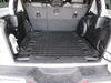 2020 jeep wrangler unlimited  custom fit cargo area trunk weathertech liner - black