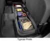 0  rear under-seat organizer weathertech under seat truck storage box - black