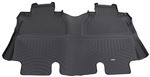 WeatherTech 2nd Row Rear Auto Floor Mat - Black                                                     