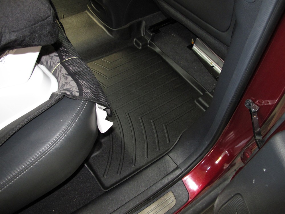 WeatherTech 2nd Row Rear Auto Floor Mat - Black WeatherTech Floor Mats ...