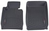 front contoured weathertech auto floor mats - black