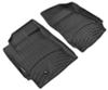 custom fit front weathertech auto floor mats - black
