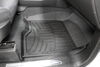 2023 chevrolet silverado 1500  custom fit front weathertech hp auto floor mats - high wall design black