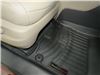 2019 honda pilot  custom fit rubber with plastic core weathertech front auto floor mats - black