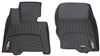 weathertech floor mats custom fit front auto - black