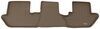 WeatherTech 3rd Row Rear Auto Floor Mat - Tan Rubber with Plastic Core WT450614