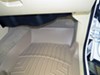 2011 chevrolet silverado  custom fit rubber with plastic core weathertech front auto floor mats - tan