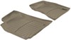 custom fit front weathertech auto floor mats - tan