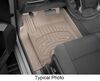 custom fit front weathertech hp auto floor mats - high wall design tan