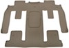 second and rear row contoured weathertech 2nd 3rd auto floor mat - tan