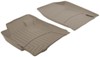custom fit front weathertech auto floor mats - tan