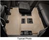 custom fit second and rear row weathertech hp 2nd 3rd floorliner - high wall design tan