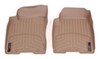 weathertech floor mats front contoured auto - tan