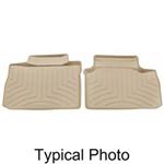 WeatherTech 2nd Row Rear Auto Floor Mats - Tan                                                      