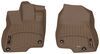 weathertech floor mats custom fit front auto - tan