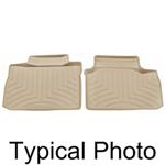 WeatherTech 2nd Row Rear Auto Floor Mats - Tan                                                      