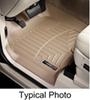 front contoured weathertech auto floor mats - tan