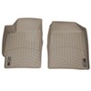 front contoured weathertech auto floor mats - tan