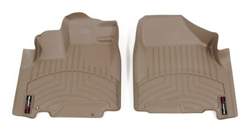 2010 Honda Odyssey WeatherTech Front Auto Floor Mats - Tan