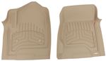 WeatherTech HP Front Auto Floor Mats - High Wall Design - Tan